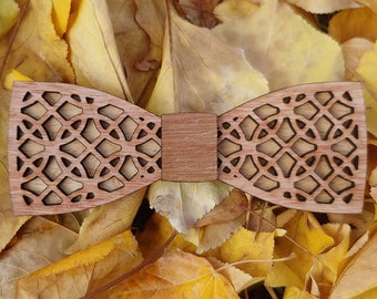 L.L. Simon Jr. Wooden Bow Tie