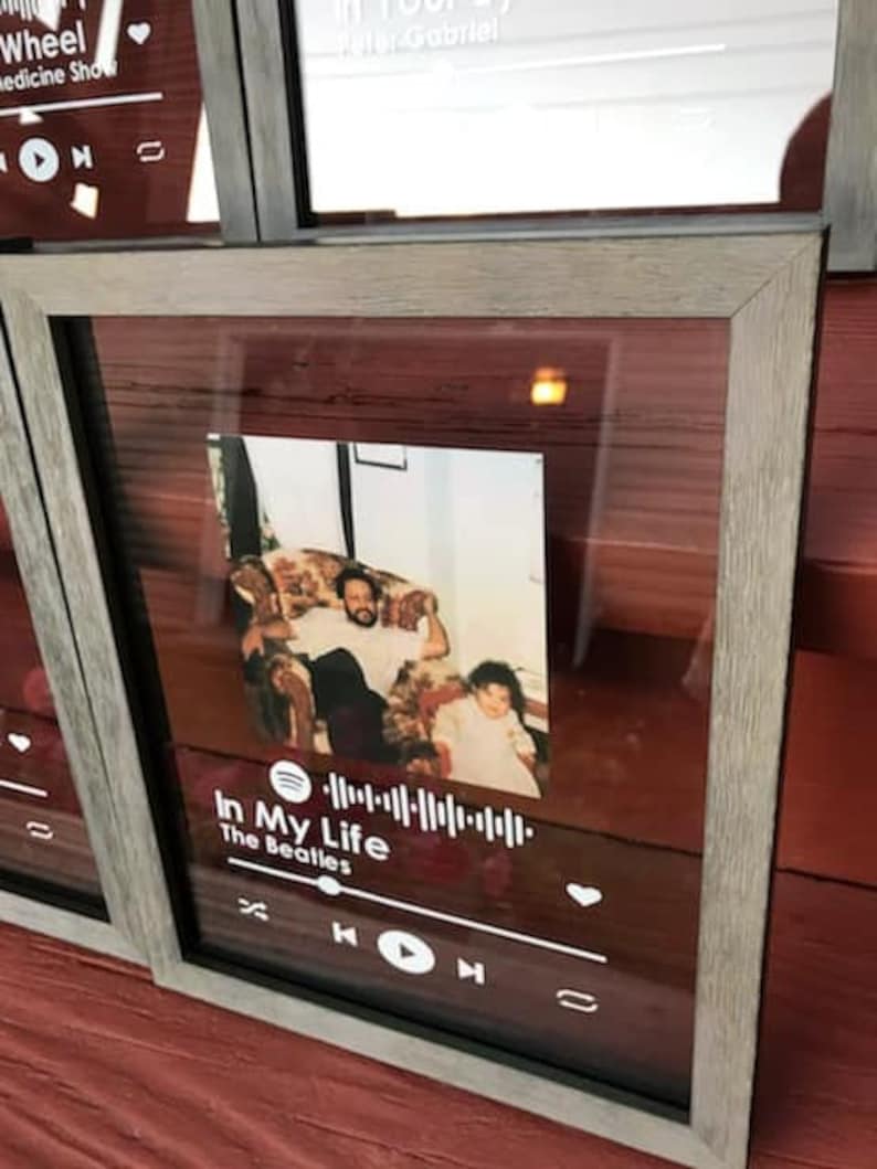 Spotify Wedding/ Picture frame Etsy
