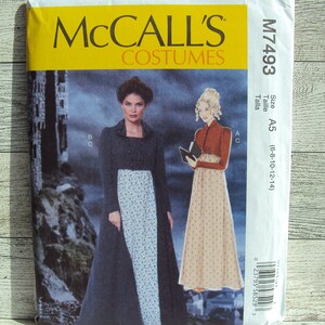 McCall&#39;s M7493 Sewing Pattern - Misses Cropped Jacket, Floor-Length Coat and A-Line, Square-Neck Dress  - Sizes 6 to 14