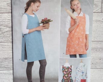 Simplicity 9409 Sewing Pattern: Misses Wrap Apron, XS-XL