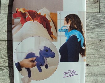 Simplicity Sewing Pattern 8715 Plushie Stuffed Dragon in 3 Styles