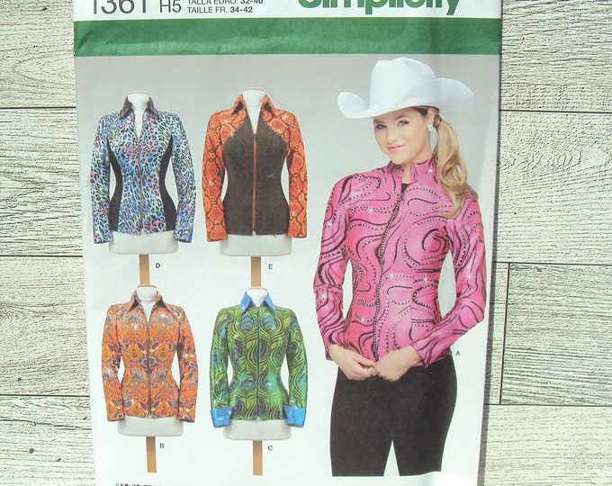 Simplicity Sewing Pattern 1361 - Misses' Knit Equestrian Performance ...