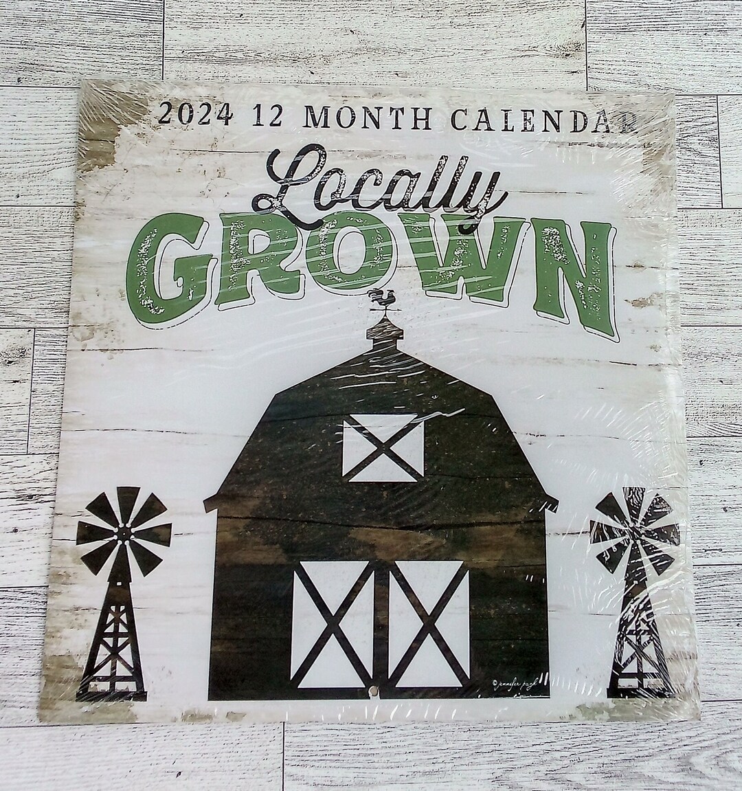 2024 Dollar Tree Calendar Locally Grown Wall Calendar New and Sealed Etsy