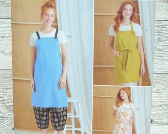 Simplicity Sewing Pattern 9907 - Misses Easy Aprons and Pants by Elaine Heigl Designs - Sizes XS to XXL