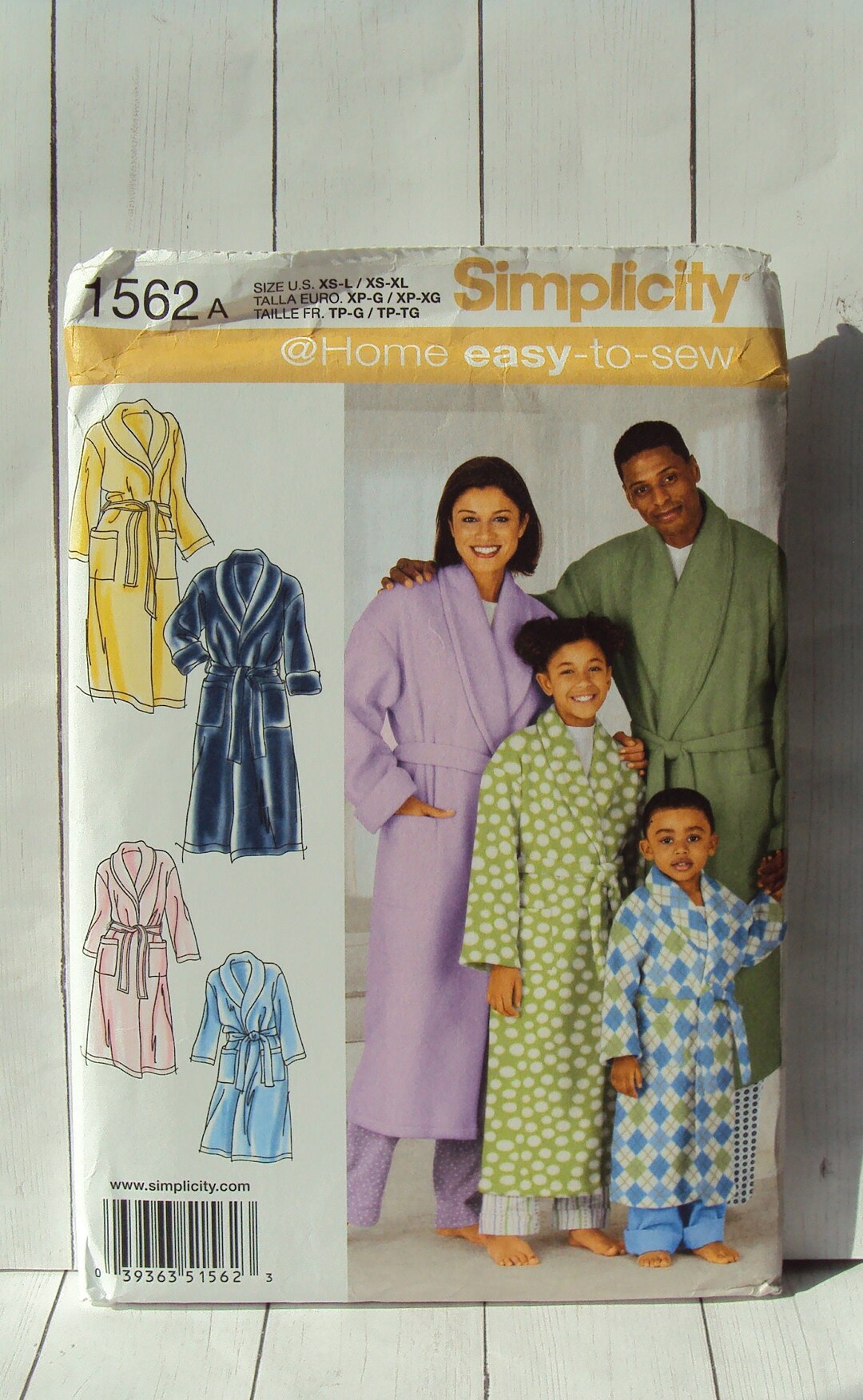 Simplicity Sewing Pattern 1562 Adult Teen's & Child's Etsy