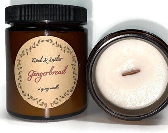 Gingerbread Wood Wick Soy Candle