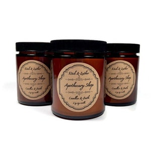 Apothecary Shop Wood Wick Soy Candle