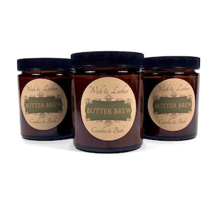Butter Brew Wood Wick Soy Candle