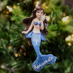 Personalisierte Meerjungfrau Ornament