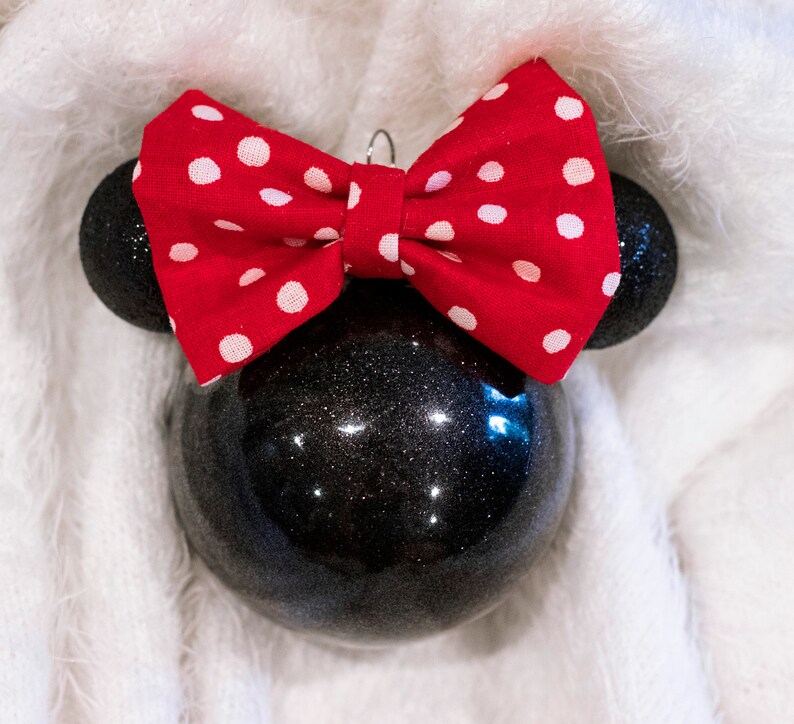 Personalized Minnie Mouse Disney Christmas Ornament | Etsy