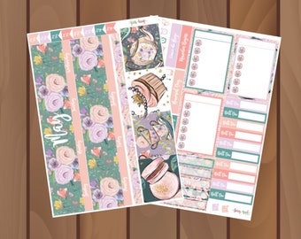 May Monthly View Sticker Kit - Spring Monthly Kit