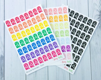 Recycle Reminder Planner Stickers - Recycling Stickers