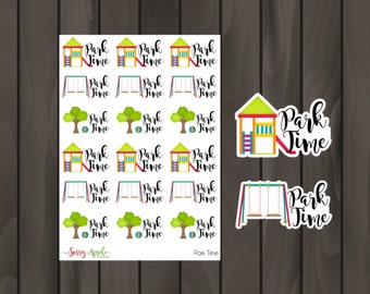 Park Time Stickers - Park Day Stickers - Outdoor Stickers