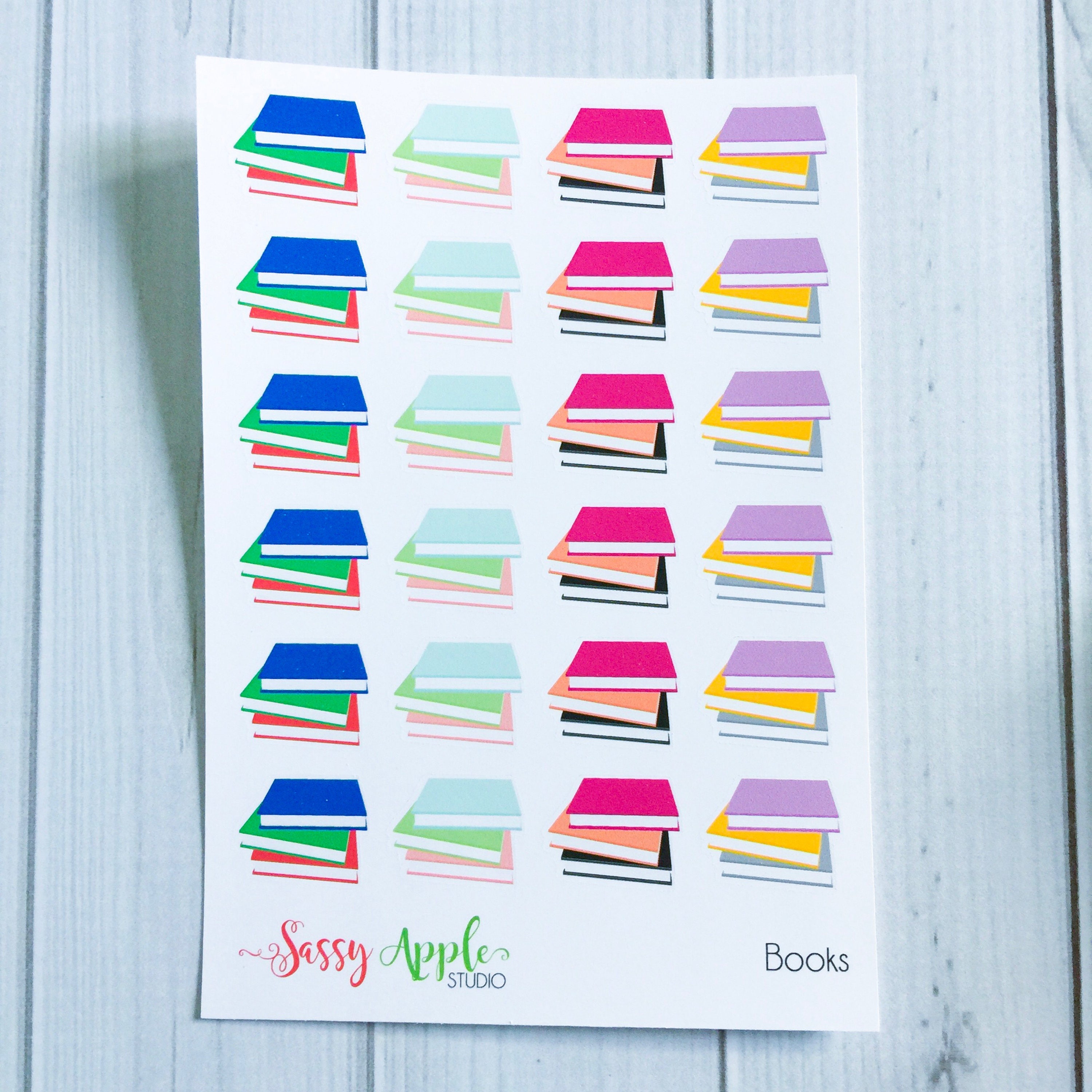 Book Stickers Reading Stickers Library Stickers Etsy