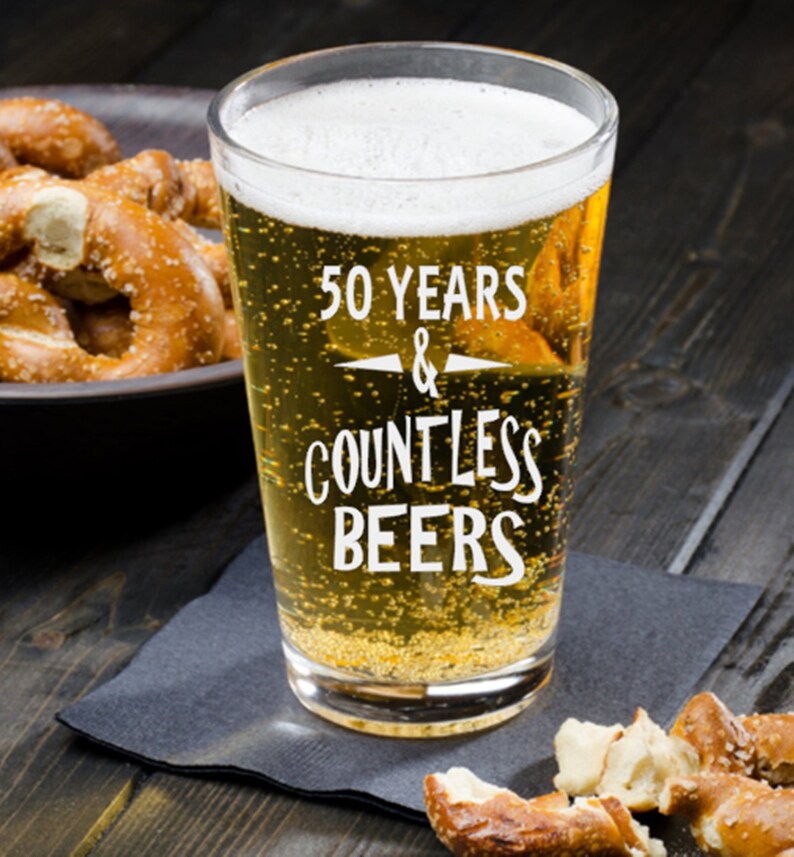 50th Birthday Gift 50th Beer Mug Turning 50 Gift 50th Etsy