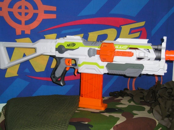 Nerf Modulus Modified basher Supersonic Motors and Rewired -