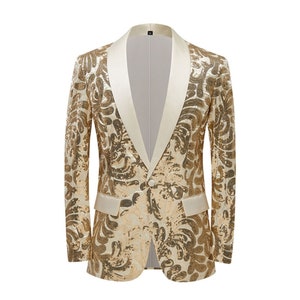 Gold sequin hot sale jacket fancy dress