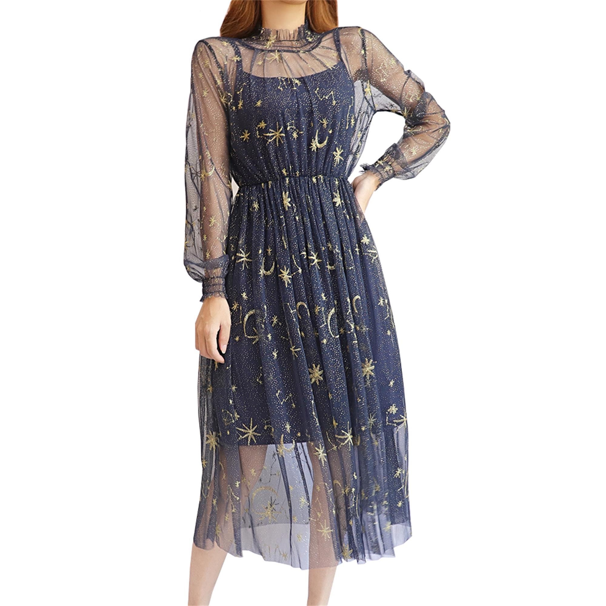 dress with stars and moons