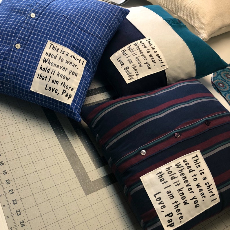 Memory Pillow/ Custom Made Memory Pillow With Poem/ Custom Etsy