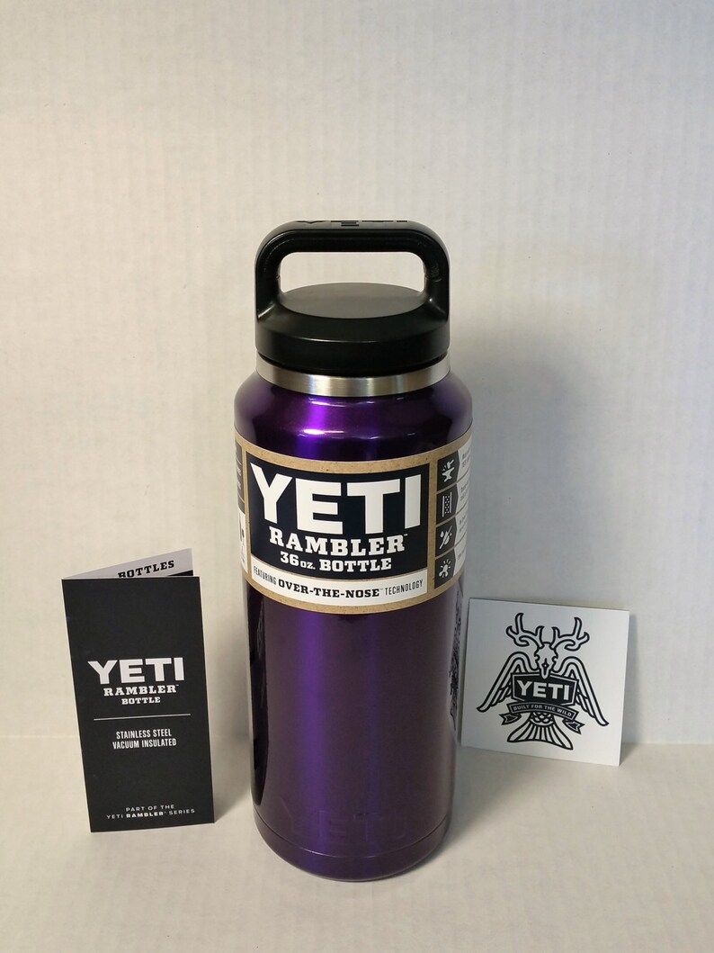 Powder Coated Authentic Yeti Bottles Choose Between a 18oz Etsy