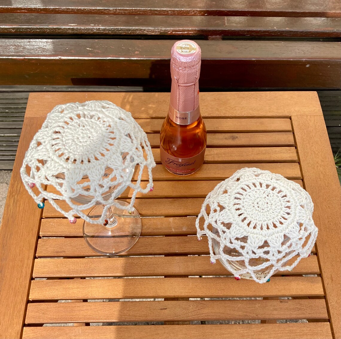 Beaded glass covers wine glass covers mug cover cup cover Etsy