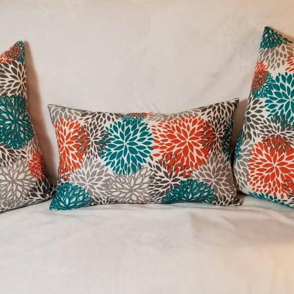 Teal Pillow Cover Etsy