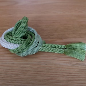Green Obijime - Flat Obijime - Kimono Obijime Belt - Japanese Kimono Accessories