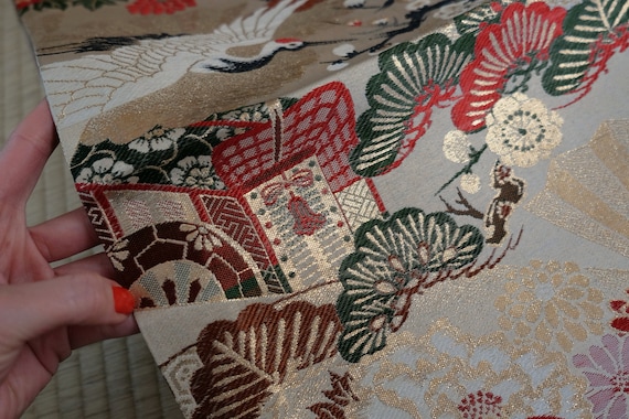 Reversible Obi - Fully Patterned - Iconic Japanes… - image 8