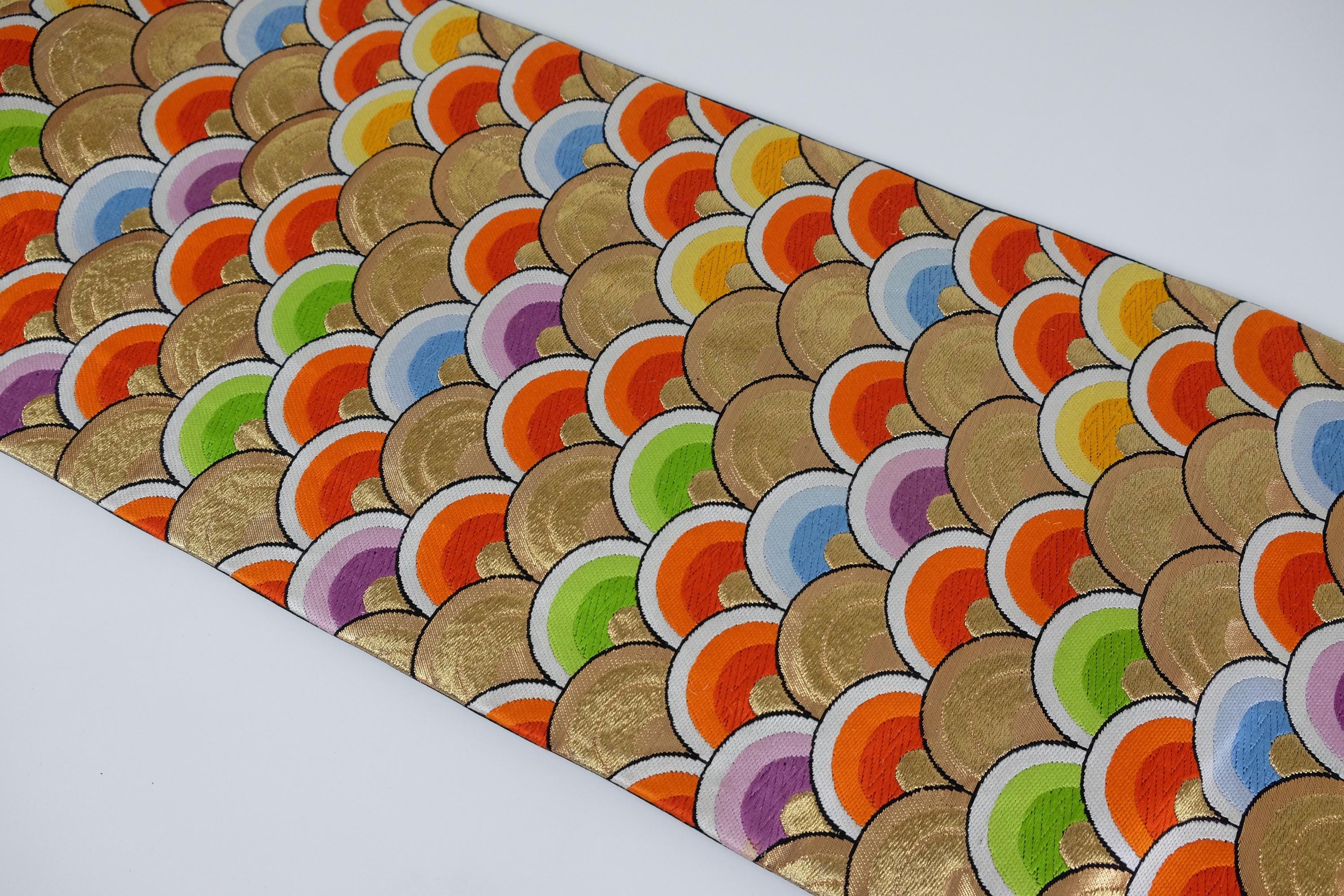 Obi With Traditional Japanese Motifs - Etsy Canada