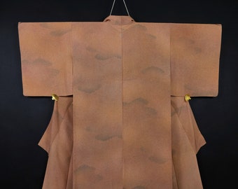 Pastel Kimono - Delicate Cloud Pattern - Vintage Clothing from Japan - Authentic Kimono - Kimono for Women