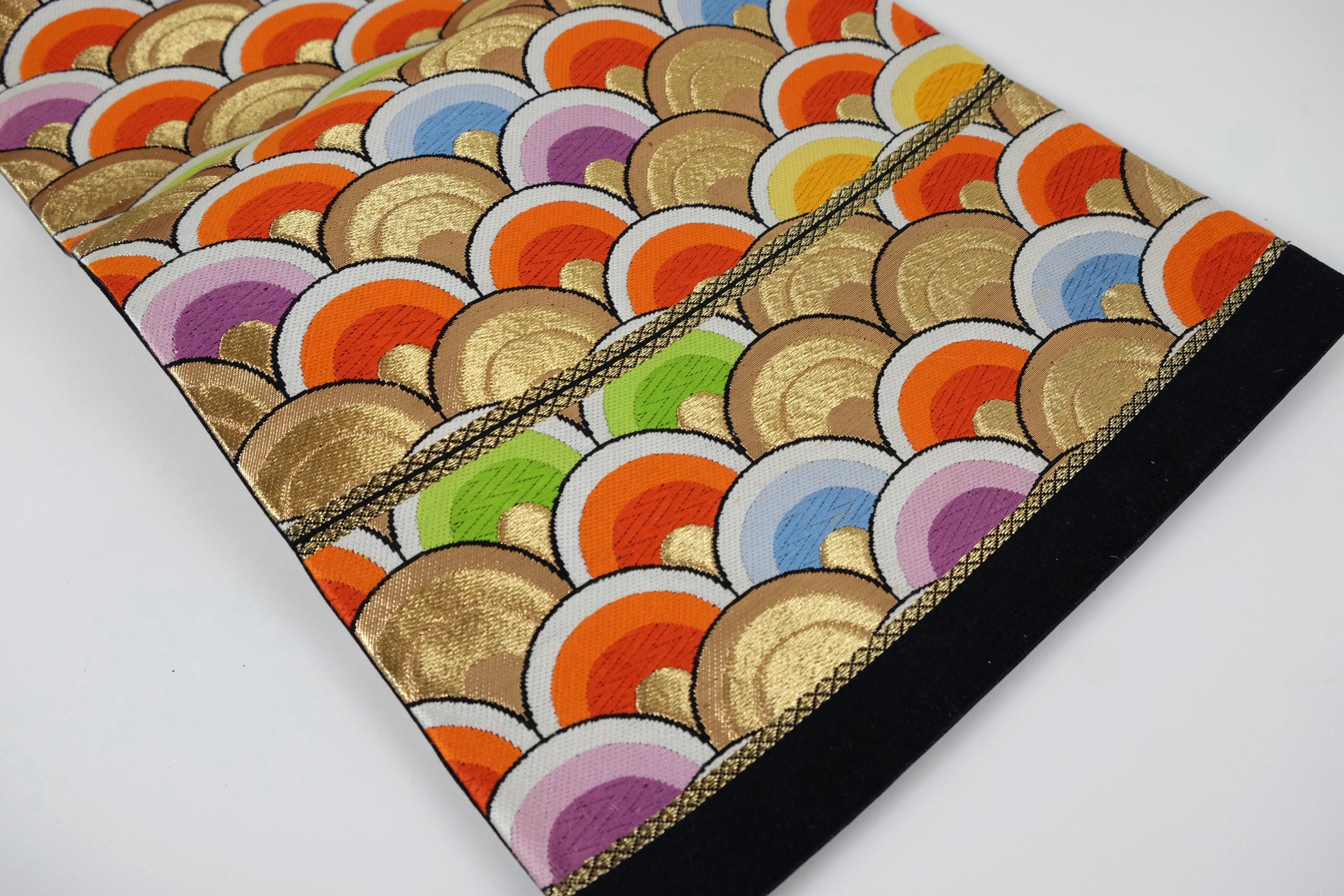 Obi With Traditional Japanese Motifs - Etsy Canada