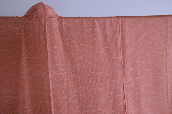 Shika Pattern Iconic 'Shibakusa' Pattern Kimono - Pink Kimono - Gem