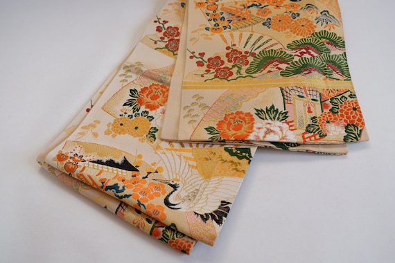 Stunning Two Side Pattern Obi - Traditional Japan… - image 1