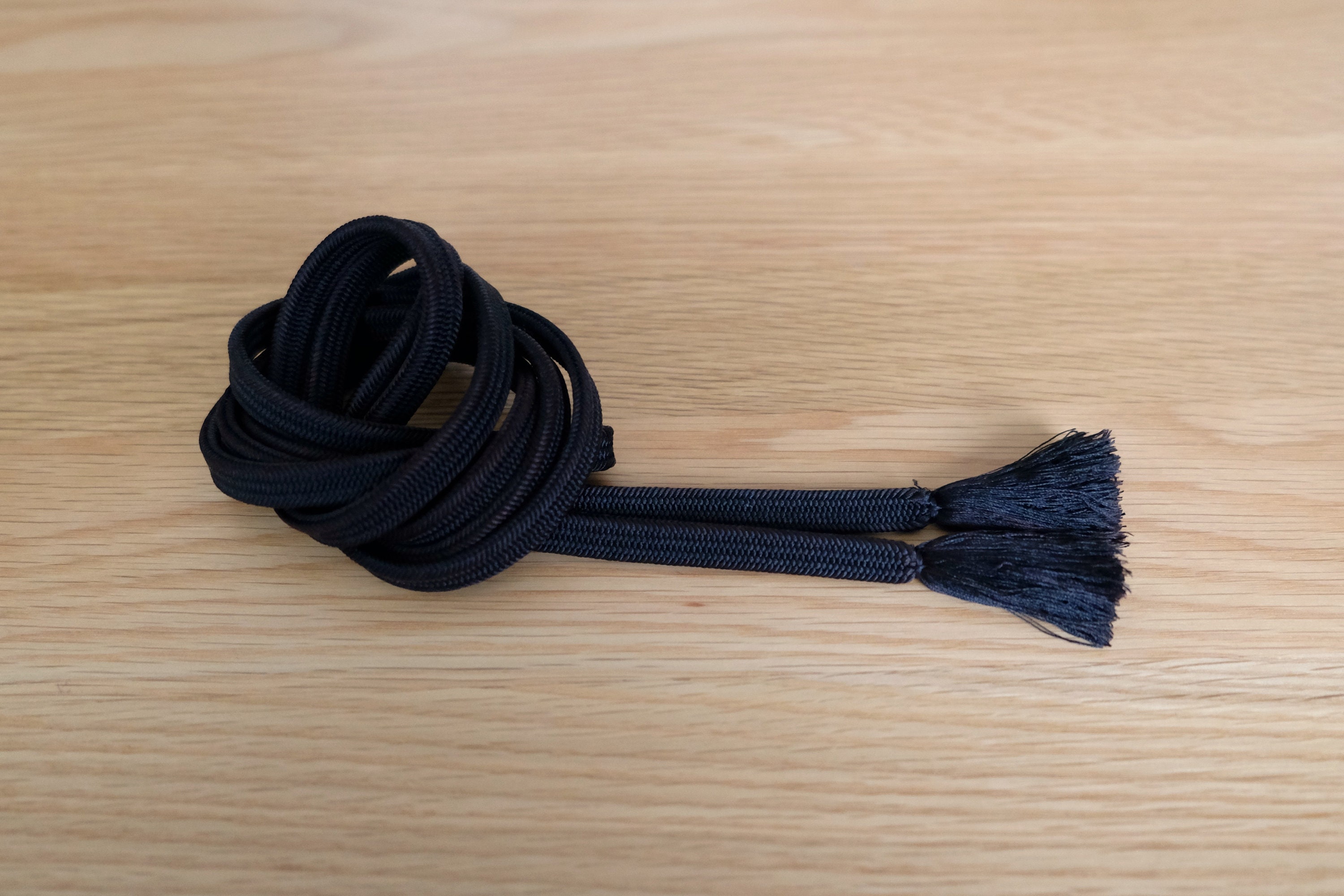 Dark Brown Obijime - Flat Obijime - Kimono Obijime Belt - Japanese Kimono Accessories