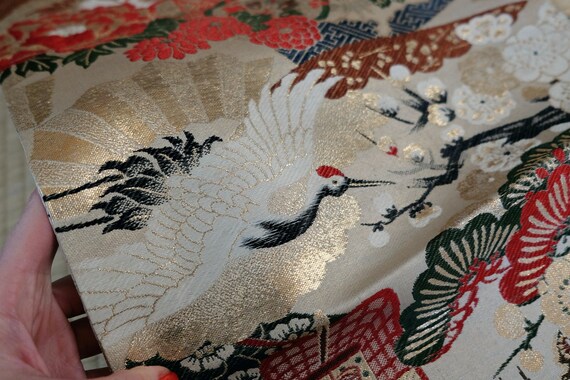 Reversible Obi - Fully Patterned - Iconic Japanes… - image 7