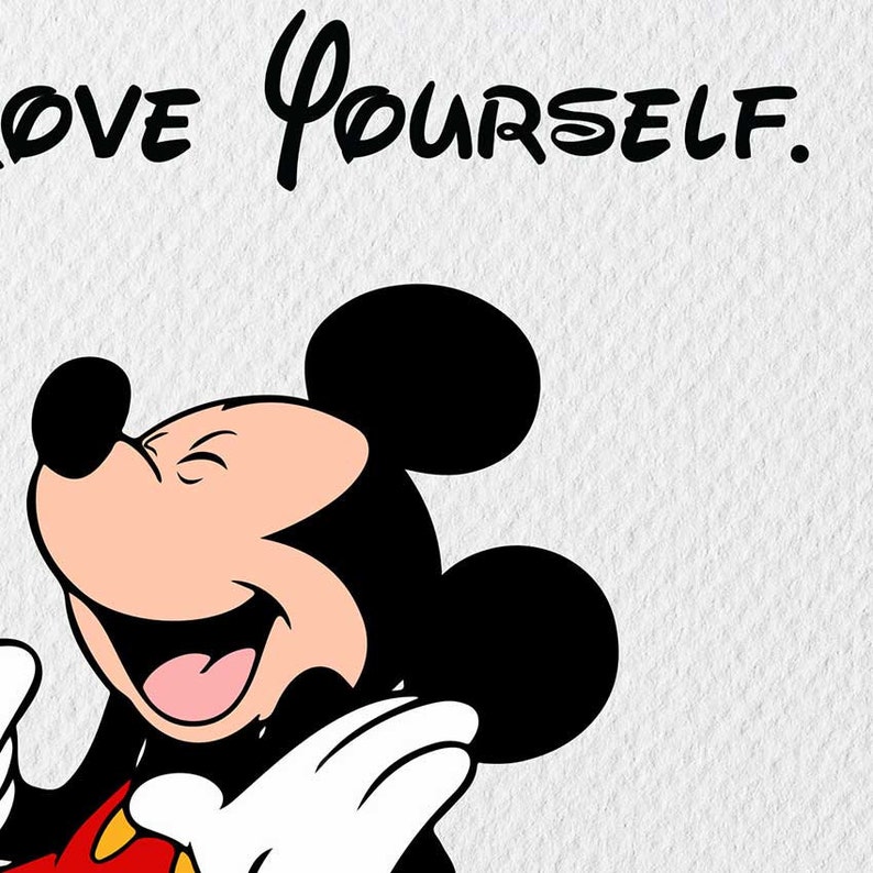 Mickey Mouse Birthday Disney Quotes Mickey Mouse Art Etsy
