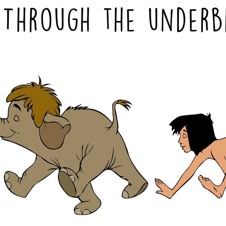 jungle book printable disney quotes mowgli and junior etsy