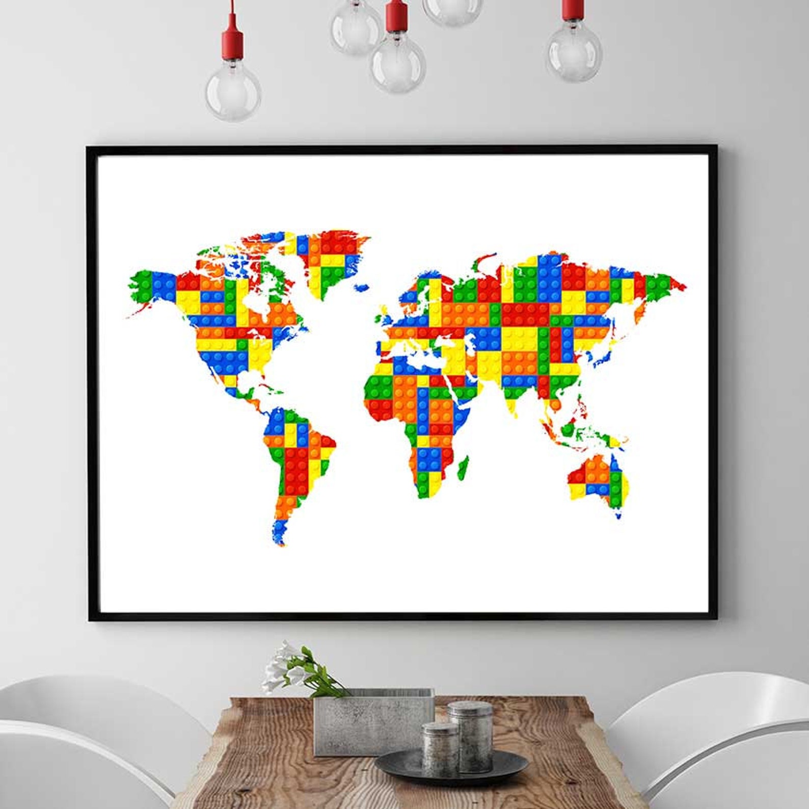 Лего набор карта мира