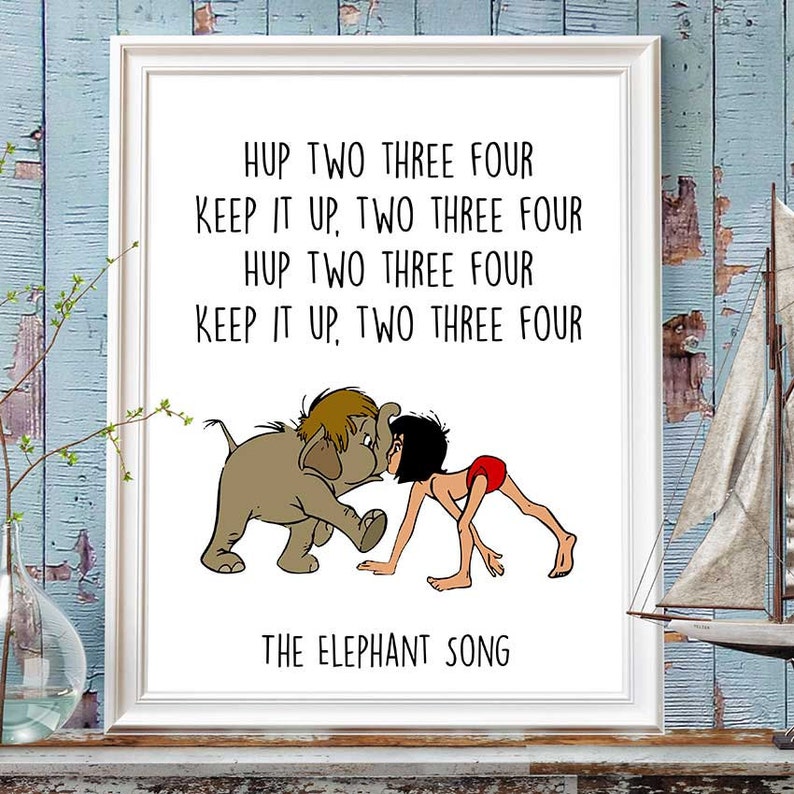 jungle book disney quotes junior and mowgli printable etsy