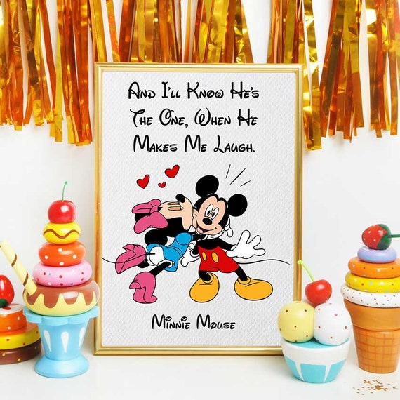 Minnie Mouse Geburtstag Disney Zitate Minnie Maus Kunst Etsy