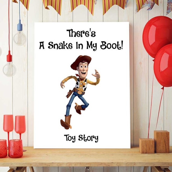 Printable Toy Story Nursery Decor Toy Story Wall Art Toy Story Quotes