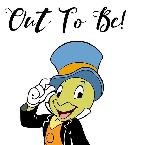 Pinocchio Ausdrucke Disney Zitate Cricket Jiminy Print Etsy