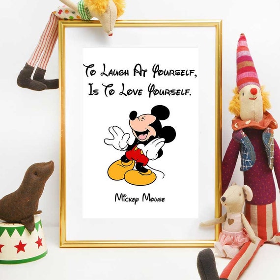 Mickey Mouse Geburtstag Disney Zitate Mickey Mouse Kunst Etsy