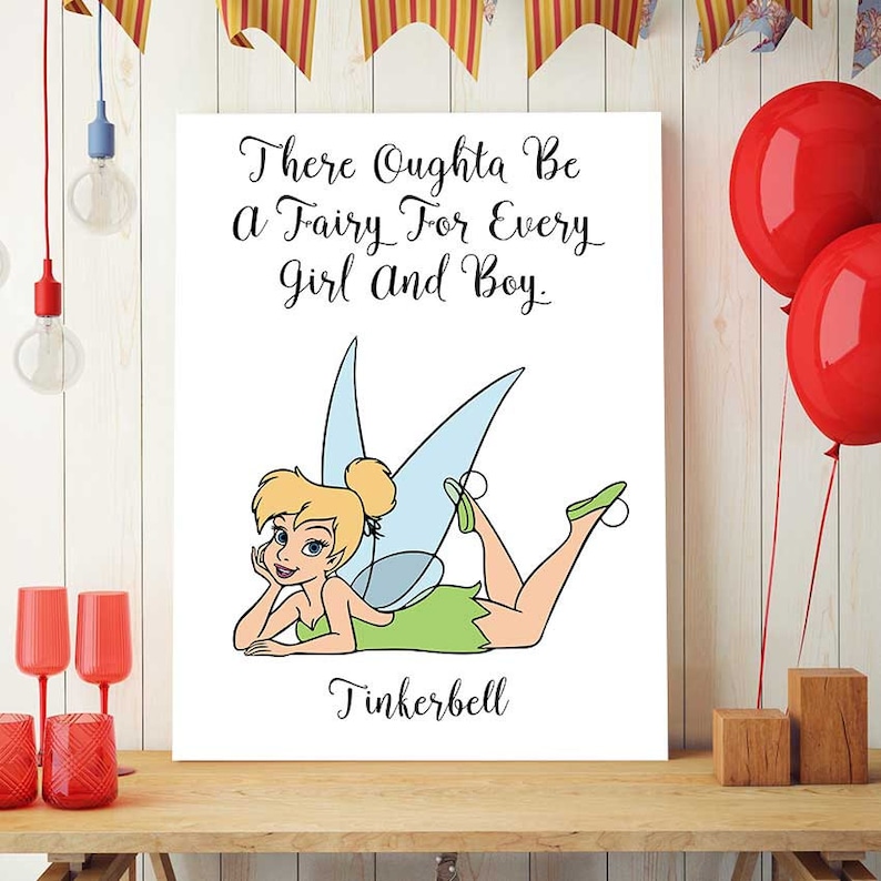 Citation de partie de Tinkerbell Disney fée clochette Etsy Citation de partie de Tinkerbell Disney fée clochette Etsy