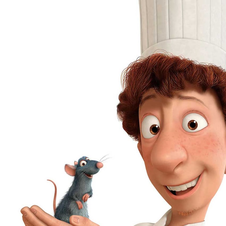 Remi and Linguini - Ratatouille. 