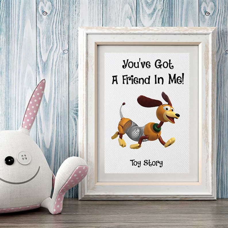 toy story birthday print disney quotes toy story slinky dog etsy