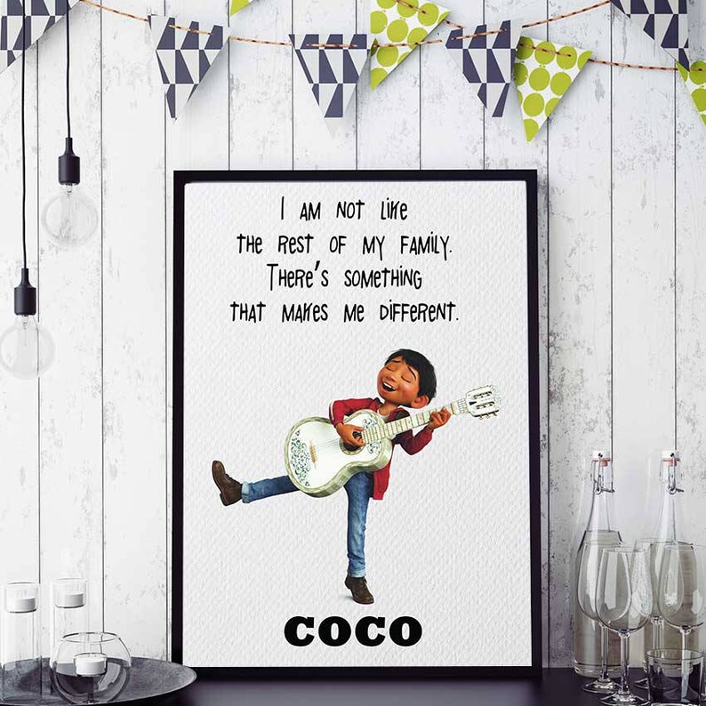 Coco Movie Printable Disney Coco Art Coco Quotes Coco Movie | Etsy