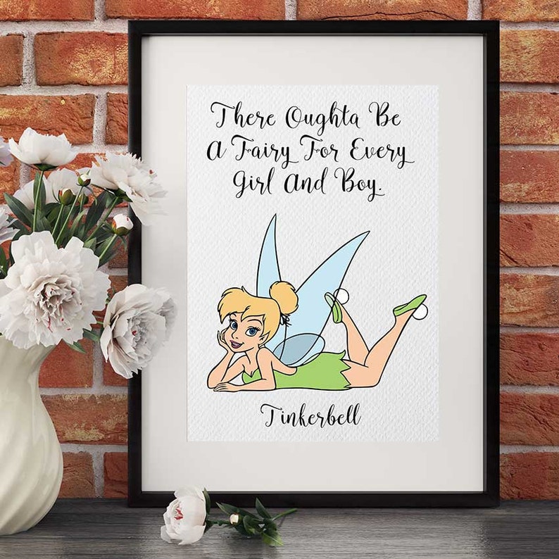 Citation de partie de Tinkerbell Disney fée clochette Etsy Citation de partie de Tinkerbell Disney fée clochette Etsy