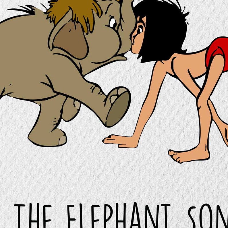 jungle book disney quotes junior and mowgli printable etsy