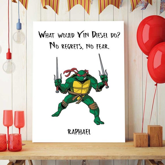 5 Cartes Invitation Anniversaire Tortue Ninja 04 D Autres En Vente